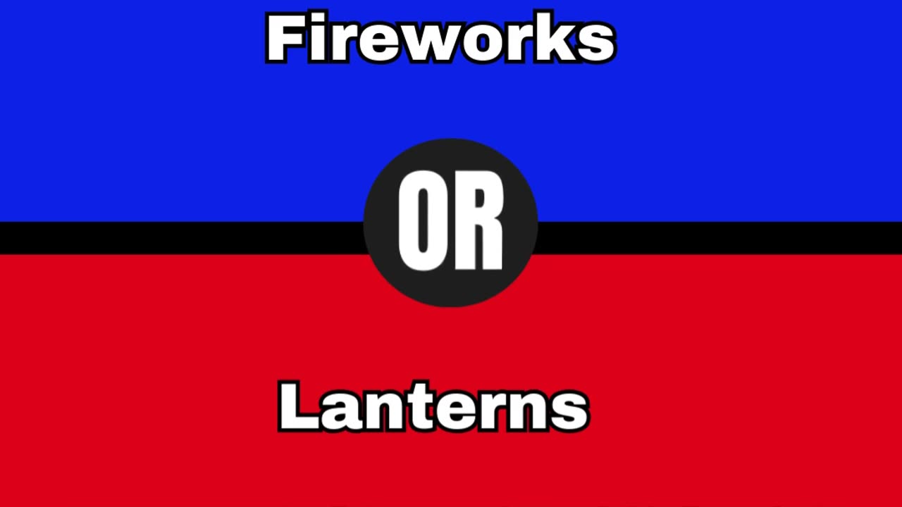 Would you rather?