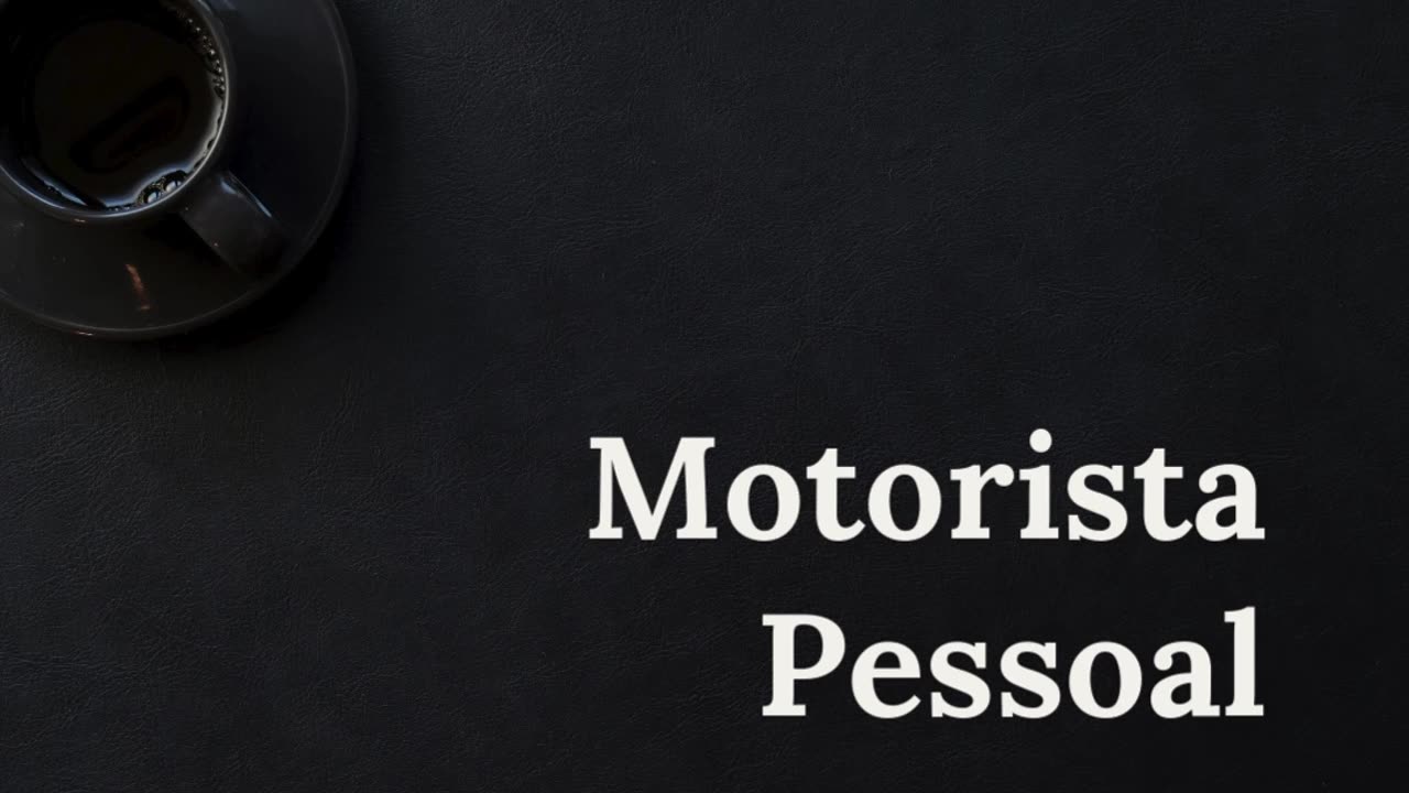Curso motorista pessoal