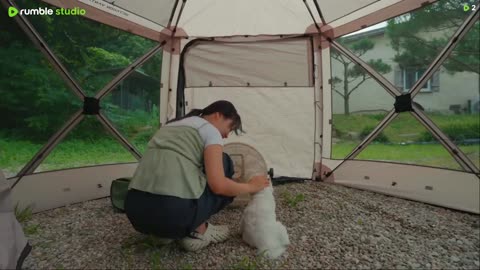 치우했치우Chiwoo Camp Solo car-camping in 24-hour NEVER STOP heavy rain☔️ / Sound of Rain ASMR