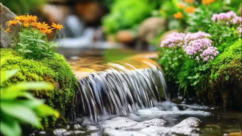 Calming Stream Sounds for Deep Sleep & Concentration | Relaxing Water White Noise