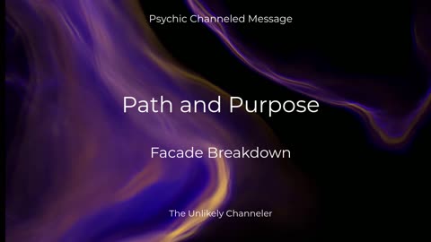 #7 - psychic channel: UNIVERSAL ORDER - FACADE BREAKDOWN