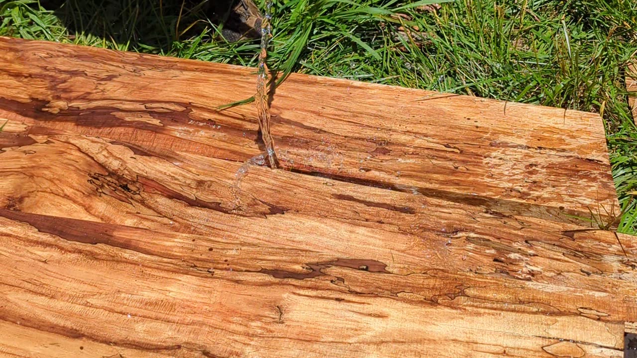 Water Sets the Wood on Fire