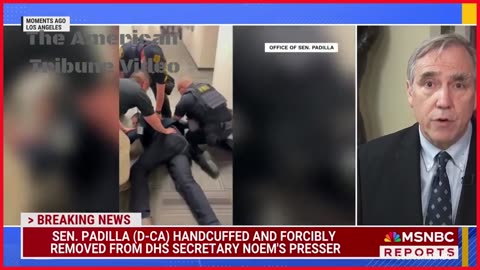 Woke Dem Attacks Trump as "Authoritarian" after Senator Arrested for Breaking into Press Conference