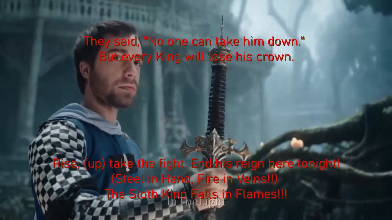 InTheLight ~ Fall Of The Sloth King { Lyrics ) Remix 1 Christcore Slowed PC FX