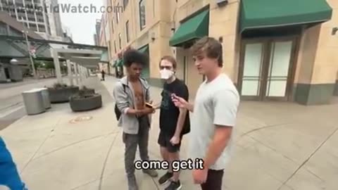 LIBERAL WHITE MAN SAYS WHITES DESERVE TO BE ROBBED 😅 THEN GETS ROBBED❗