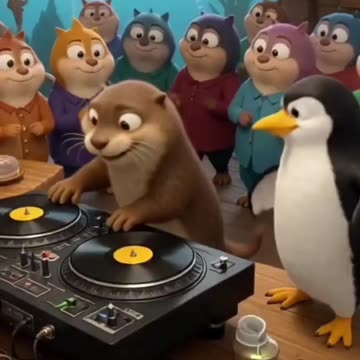 DJ Otter and his friends