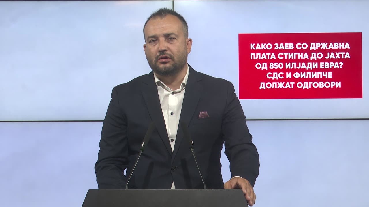 Лефков: Како Заев со државна плата стигна до јахта од 850 илјади евра?