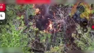 🔥Kinburn Spit, AFU burned down Russian Giatsint gun. This is the same one that terrorized
