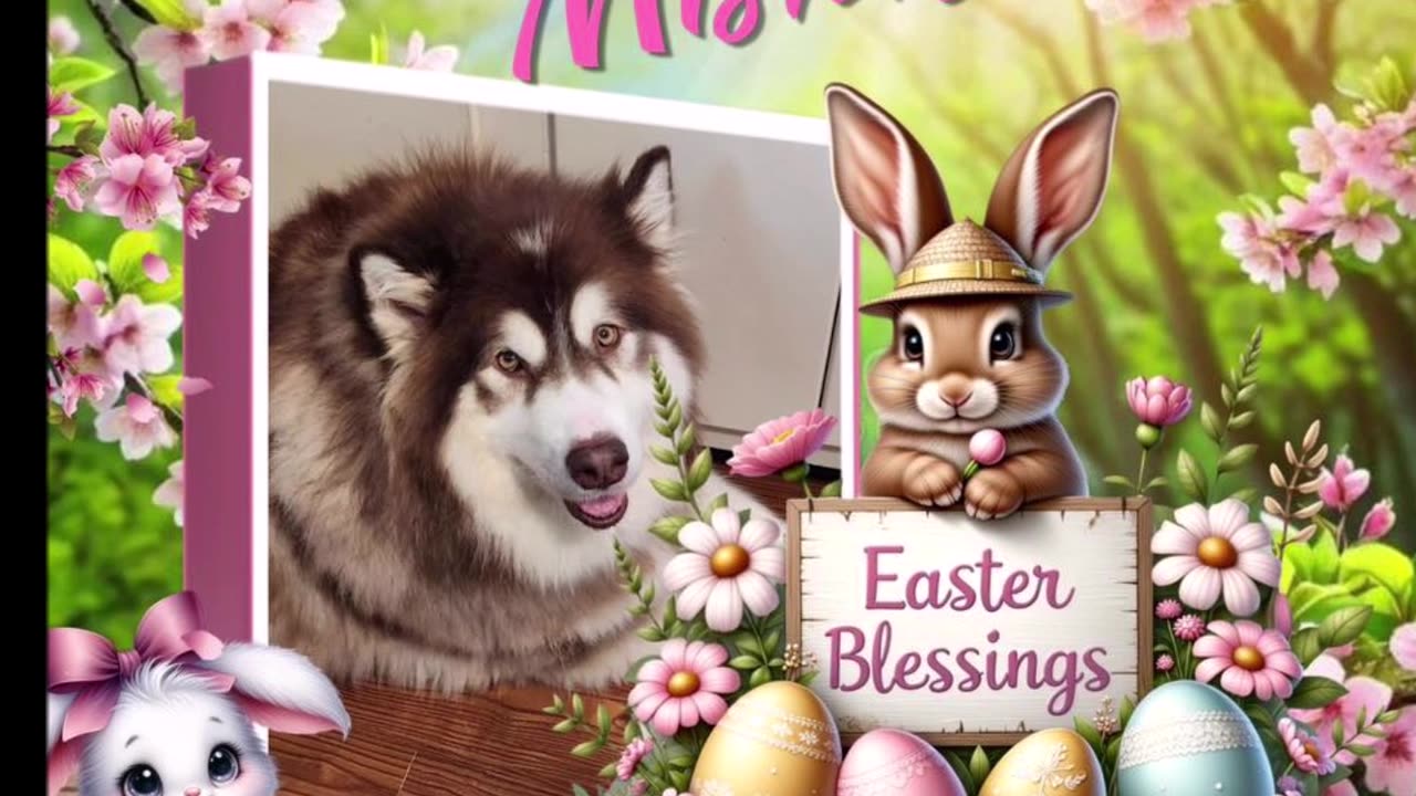 My Husky, My Best Friend - Easter 2025