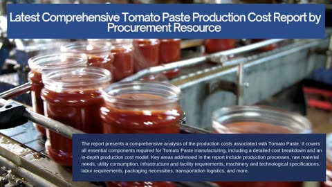 Tomato Paste Production Cost Analysis Report