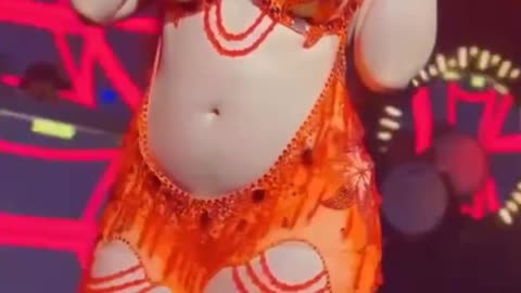 Pretty girl belly dance