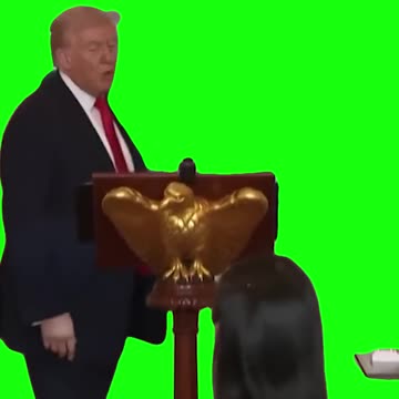 Trump Curtain Reveal | Green Screen #trump #donaldtrump #funny #reveal #fyp