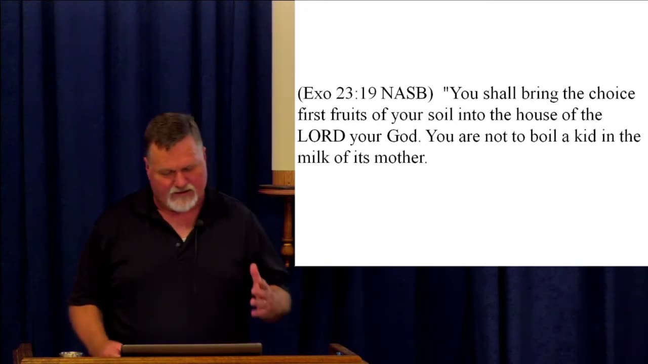 Exodus 23 – The purpose for the Sabbath Day is for humanitarian reasons. 2017