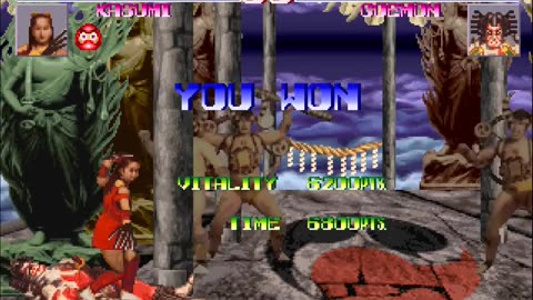 Blood Warrior Kasumi Default Settings Fight 9
