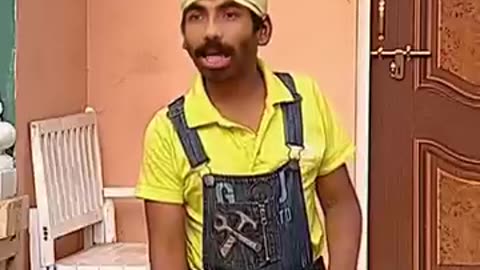 Jethalal Baby version. Gogi is jaspreet bumrah