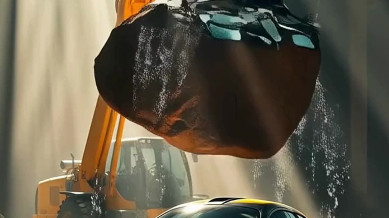 💥 Supercar Gets Crushed by a Massive Boulder! | Unreal Realism