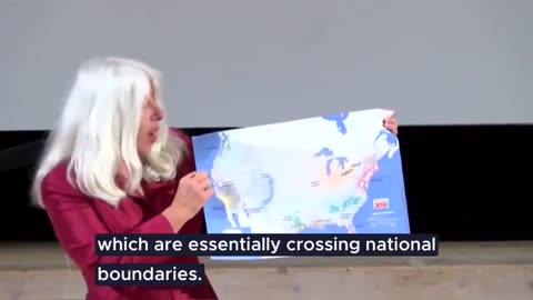 Rosa Koire warned about the New World Order map of America.