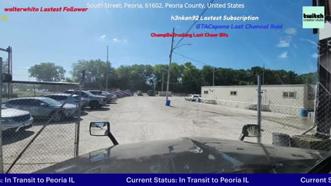 #974. Life as a Owner Operator in Trucking. Lets Roll. Coldwater MI to Peoria IL then PU in Stockton to Green Bay delivery.