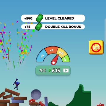 Bazooka Boy Game Level 99