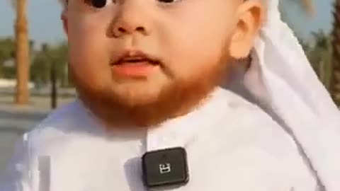 Mufti Tariq Masood cute baby