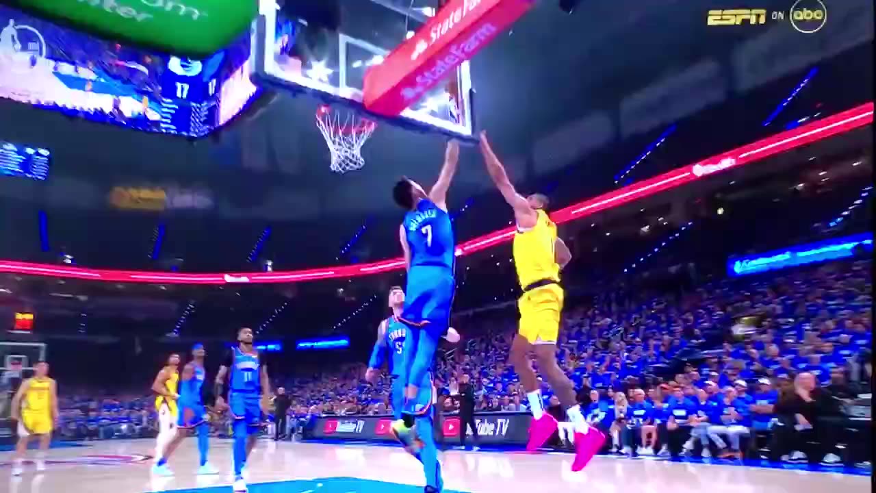 OC Thunder C #7 Chet Holmgren w/ the rejection