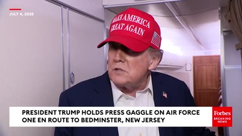 🎙️ FULL AIR FORCE ONE GAGGLE: President Trump Takes On Reporters🇺🇸