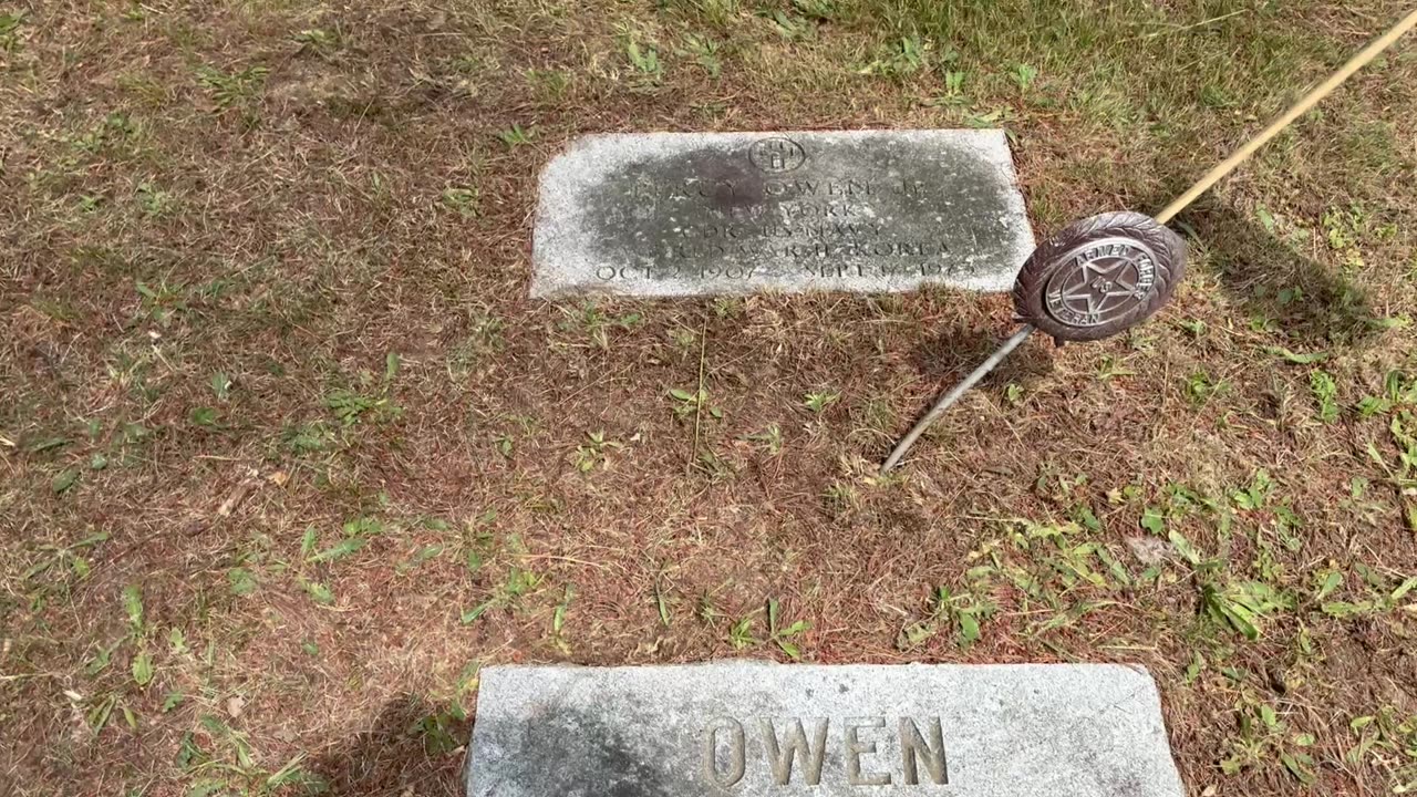 July 12, 2025 - The Owen Family Gravesite at Oswego, New York