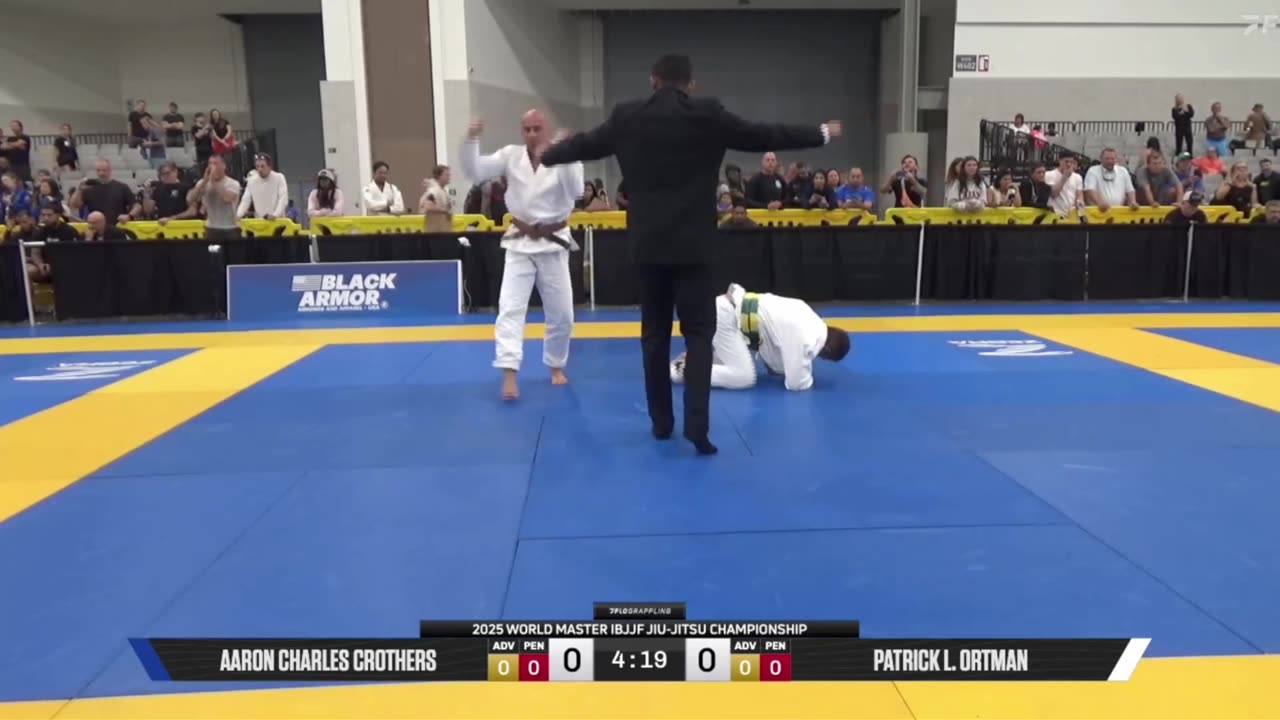 Patrick L. Ortman vs Aaron Charles Crothers 2025 World Master IBJJF Jiu-Jitsu Championship - FINAL