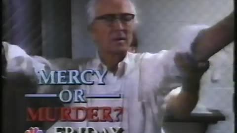 June 12, 1989 - Promo for Robert Young & Eddie Albert in TV Movie 'Mercy or Murder?'
