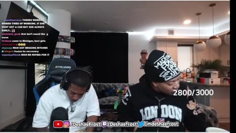 Deshae frost Live Twitch Stream