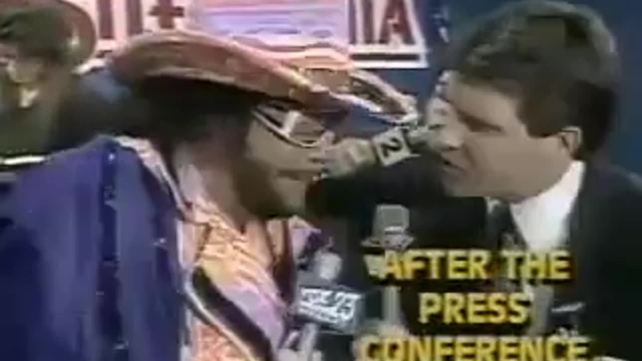 WrestleMania 8 title match announcement 1992
