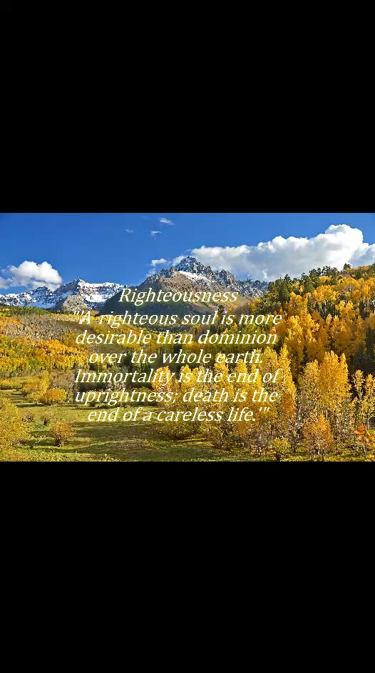 Righteousness