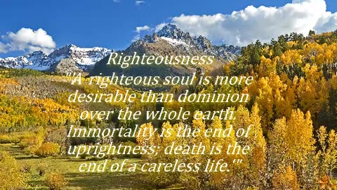Righteousness