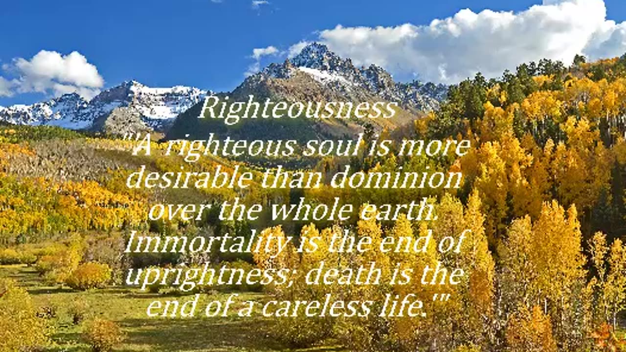 Righteousness