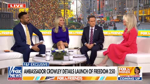 Ambassador Monica Crowley Announces Freedom 250 on Fox & Friends