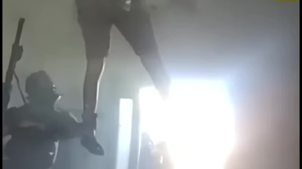 Suspect Falls from Ceiling into Police Custody