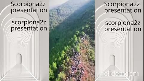 See the nature and the work of humans in constructing a long way on the mountains