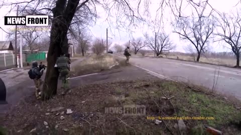 Ukraine War 2015 - Helmet Cam Combat Footage From Rebel Assault During Battle For Uglegorsk