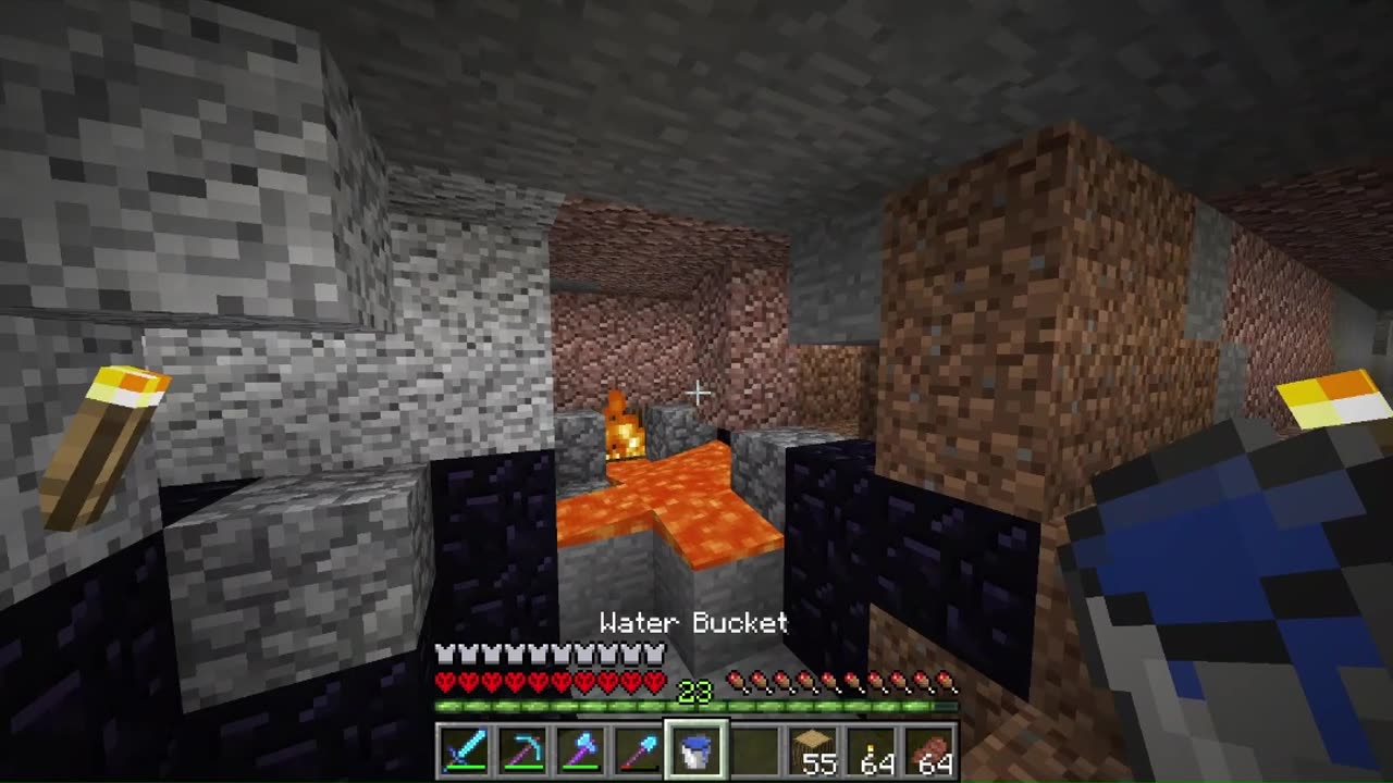 Scuffed moments in Hardcore Minecraft 1.8.9