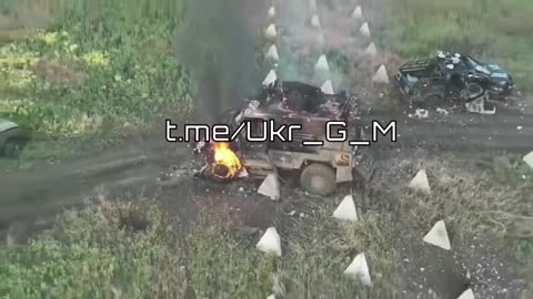 🔥🚜 Ukraine Russia War | RU POV: Destroyed AFU International M1224, HMMWV & Pickups | RCF