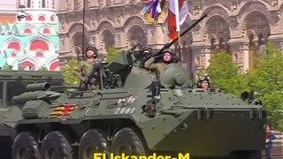 El sistema de misiles Iskander-M en el Desfile de la Victoria