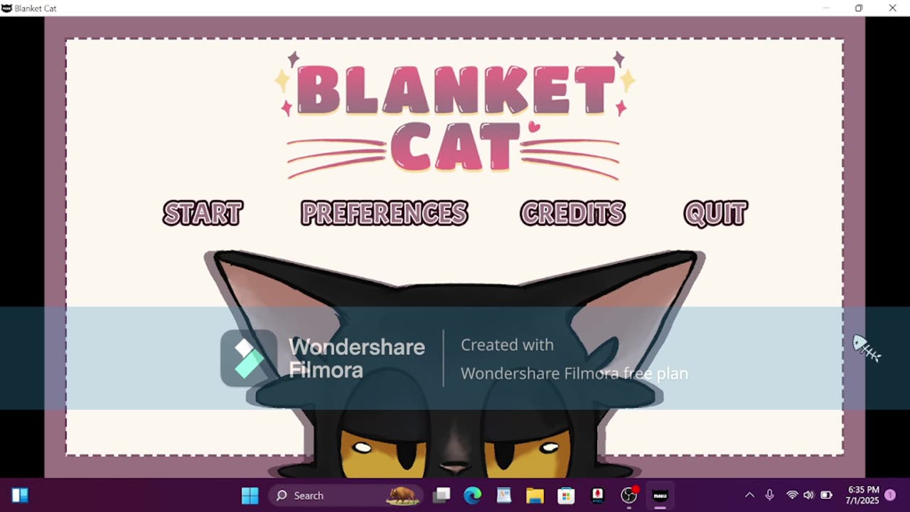 Blanket Cat: A Cozy Winter Visual Novel