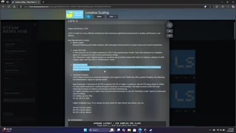 Lossless Scaling vs. native resolution