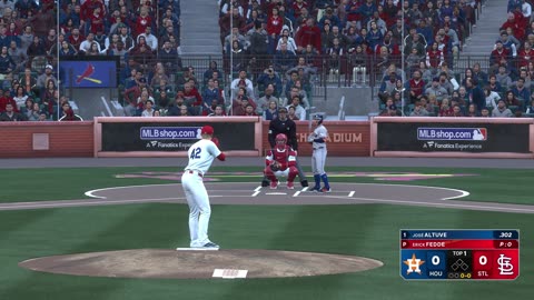 MLB The Show 25 St Louis Cardinals Franchise Game 17 Astros Vs Cardinals CPU Vs CPU