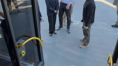 Zelenskyy Rides City Bus, While Putin Won't Leave Kremlin Without 40 Car Escort Shuting Down Moscow