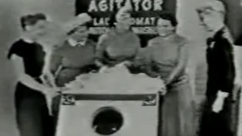 Commercial - Westinghouse Laundromat Washing Machines (Sand test part 2) 1957