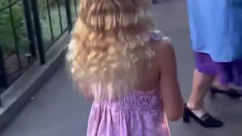 Imagine paying for time with a Disney Princess and they provide one with a mustache