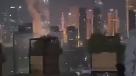 Israelis watch in horror as Iranian missiles successfully hit their targets in downtown Tel Aviv