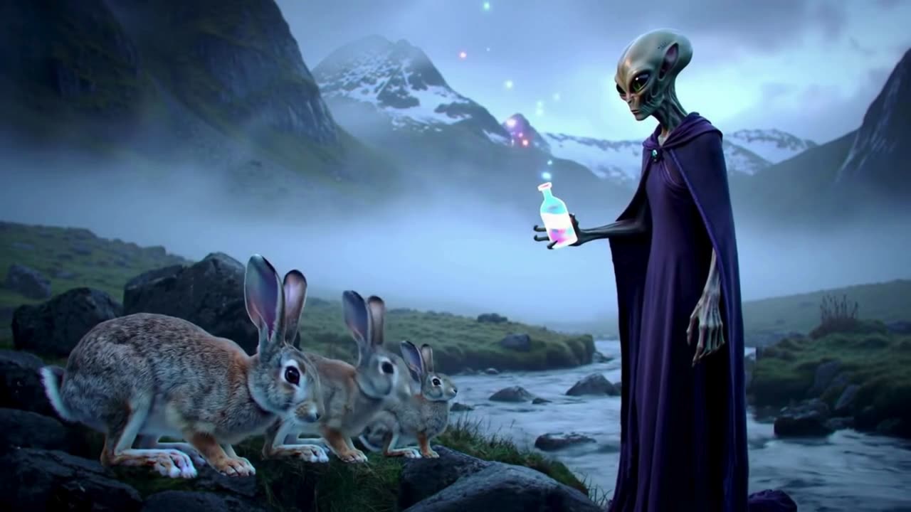 "Alien in the Mountains: Drugging and Enslaving Rabbits?