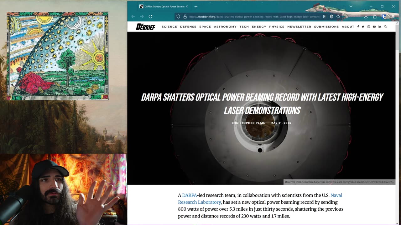 DARPA Shatters Optical Power Beaming Record with Latest High-Energy Laser